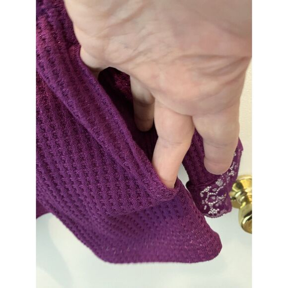 Logo By Lori Goldstein Women's Size XS Long Sleeve Waffle Sweater Pockets NWT - Picture 4 of 6